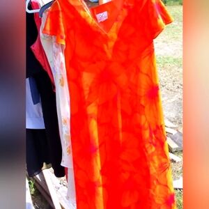 Orange dress